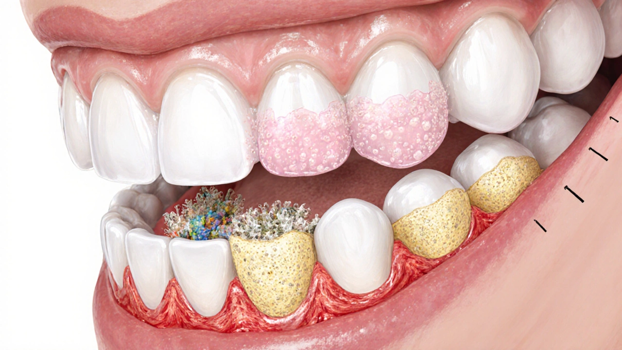 Prevence zubního kamene pod dásní: praktické tipy a rutiny