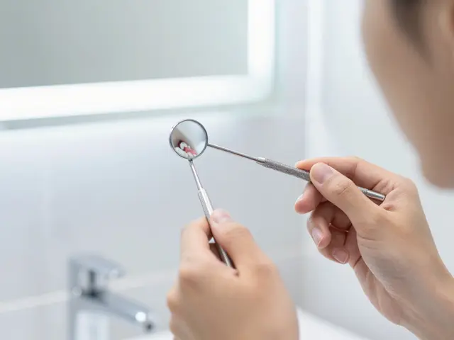 Dentální zrcátko: Jak ho používat pro kontrolu stavu zubních zánětů