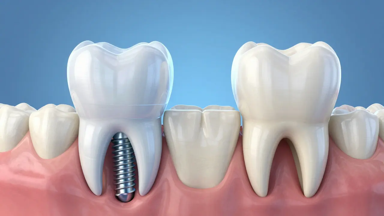 Implantát zachovává kost, chybějící zub ji ničí