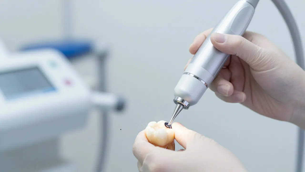 Odstraňování zubního kamene pomocí ultrazvukového skalpelu