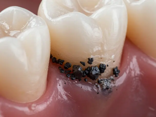 Co způsobuje černý zubní kámen? Příčiny, rizika a řešení