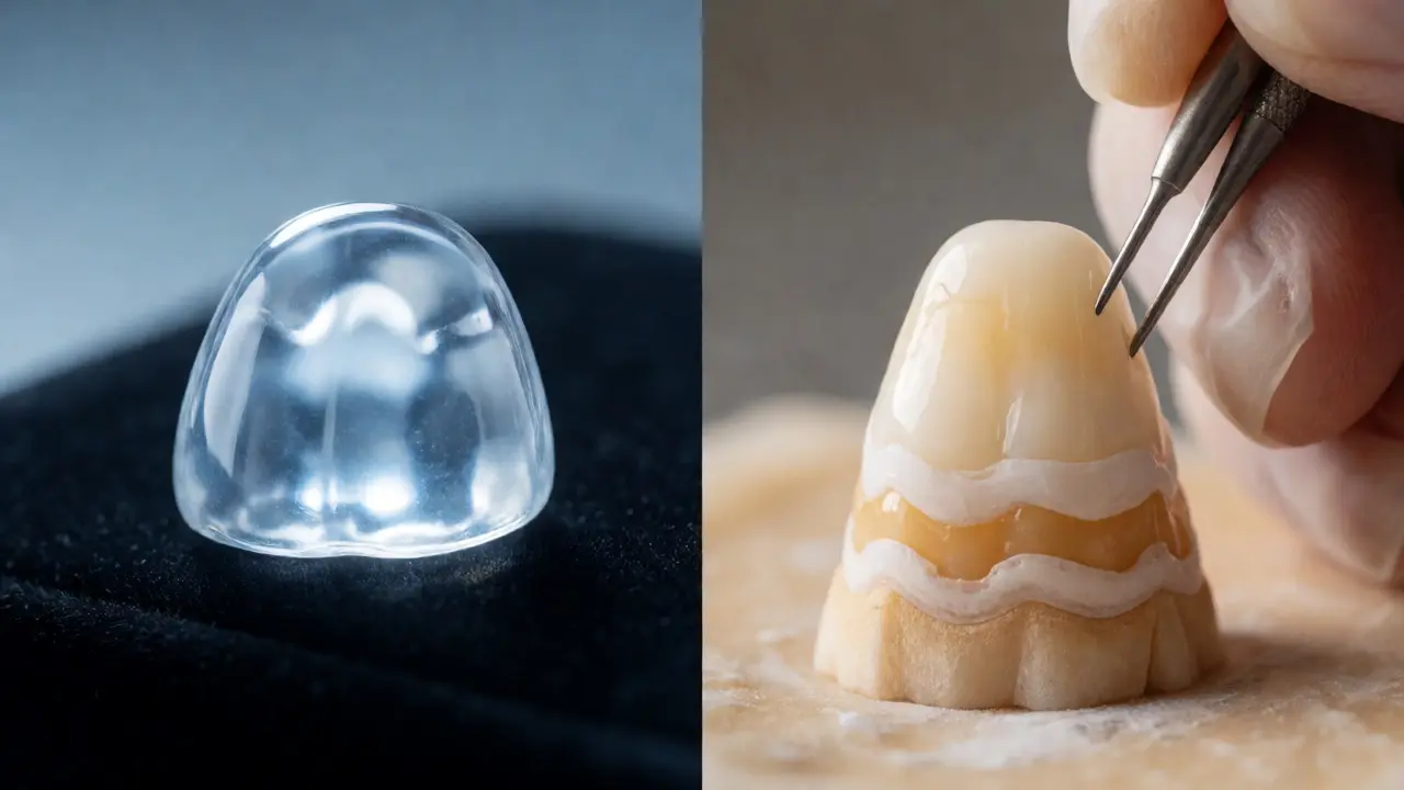 Porovnání keramických a kompozitních materiálů pro zubní fazety