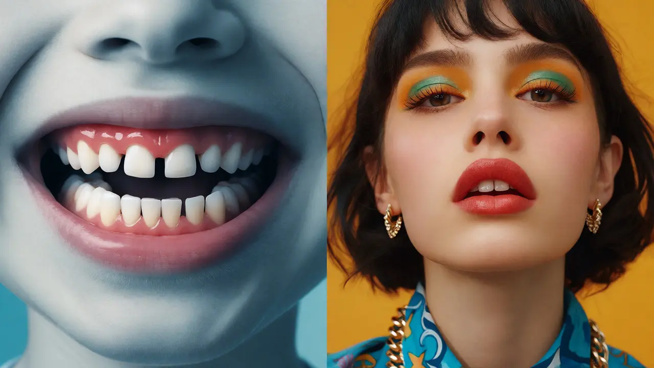 Konceptuální porovnání dětského vývoje zubů a módního stylu